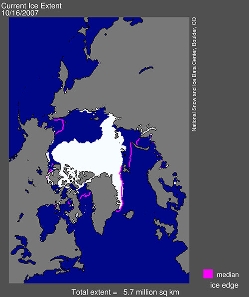 Current ice extent