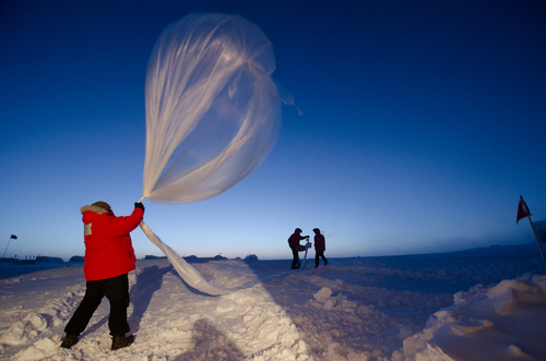 South Pole Ozone Balloon