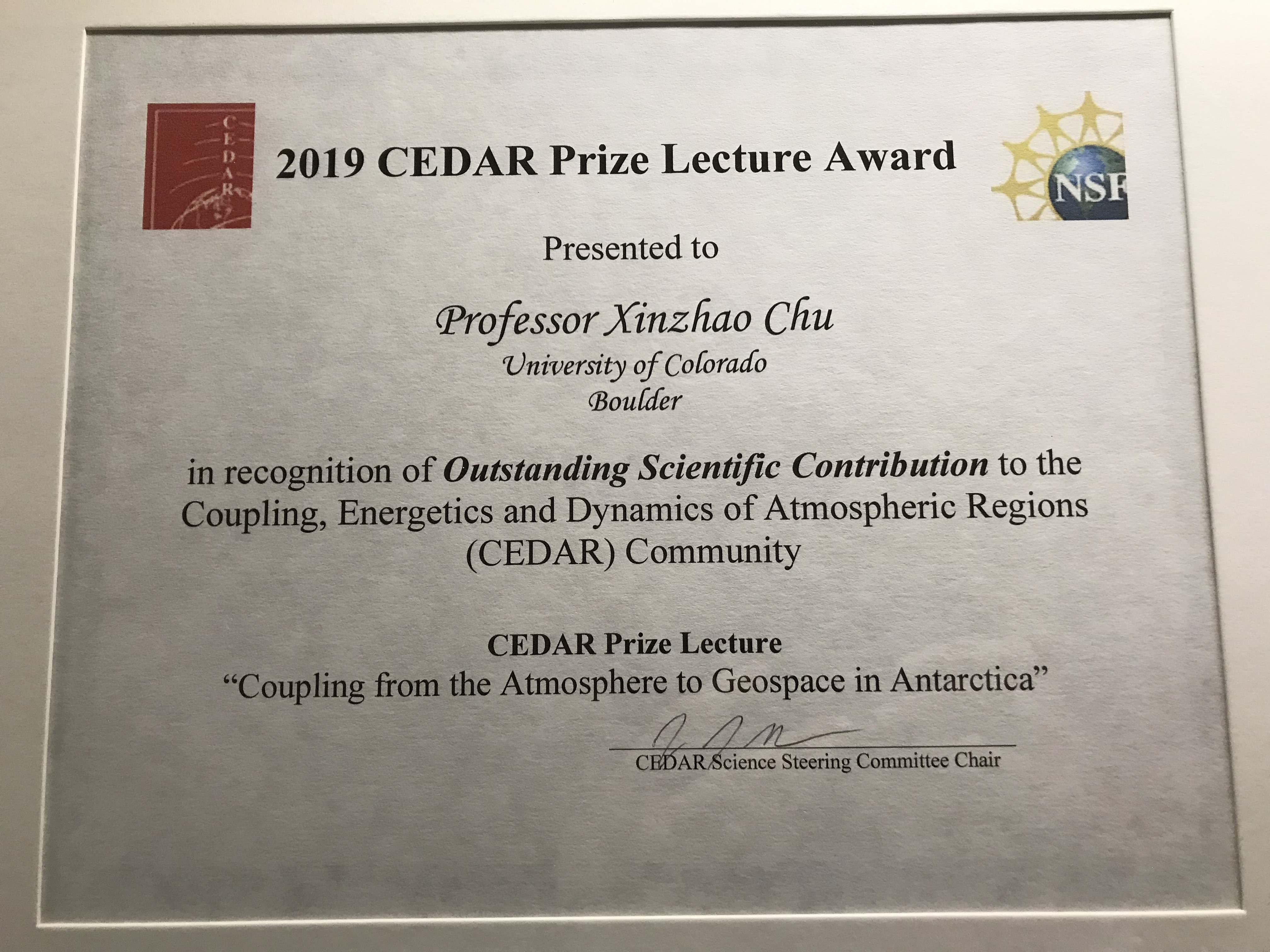 CEDAR Prize