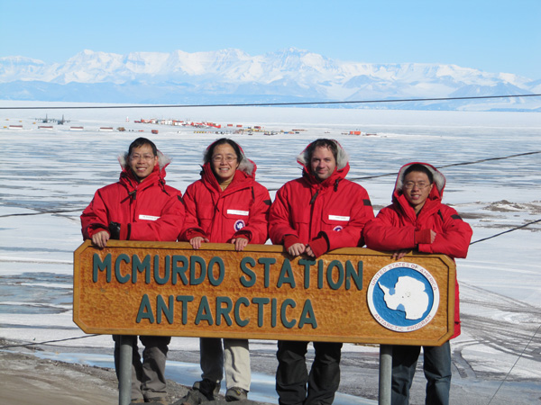 First lidar group photo at McMurdo