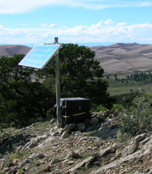 GPS unit near Great Sand Dunes National Park