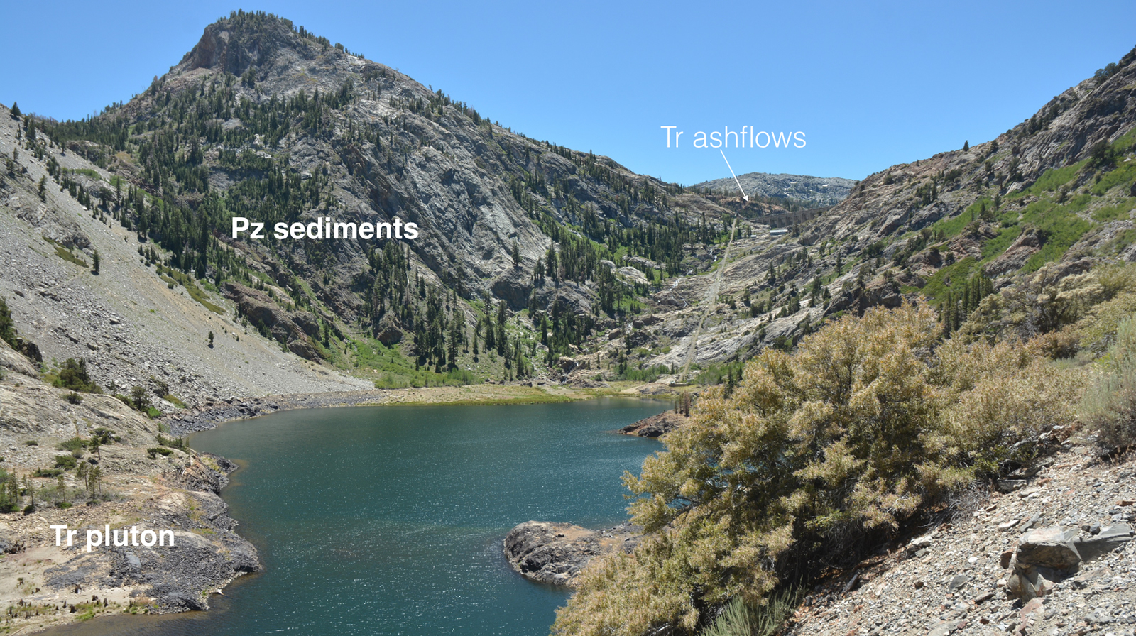 Agnew Lake and geology