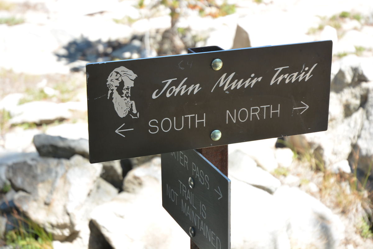 John Muir Trail sign