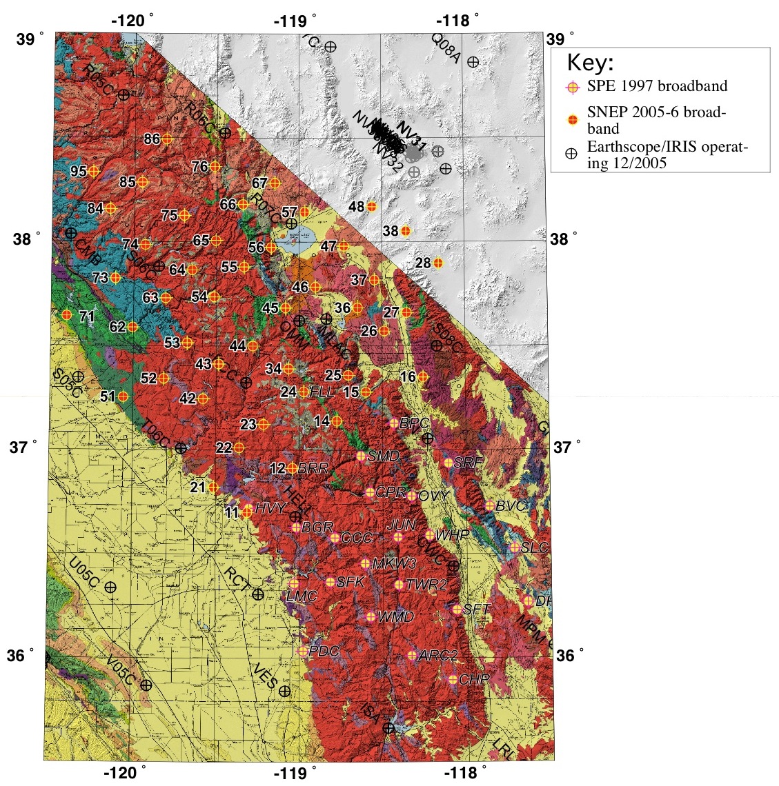 Sierra Nevada EarthScope Project