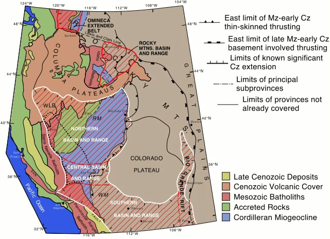 Tectonics Of The Western United States