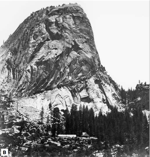 Rockfall from Liberty Cap from 1872 earthquake