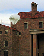 Balloon test on the University of Colorado campus