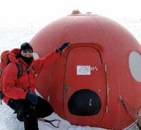Ian Schwartz in Antarctica