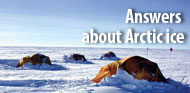 Answers about Arctic ice