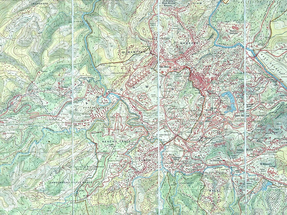 Shillong Map Detail